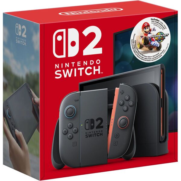 Nintendo Switch 2 | inkl. Spiel | Normal Edition | schwarz | Mario Kart World 2