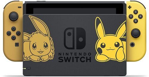 Nintendo Switch 2017 | Pokemon Edition | brun/gul
