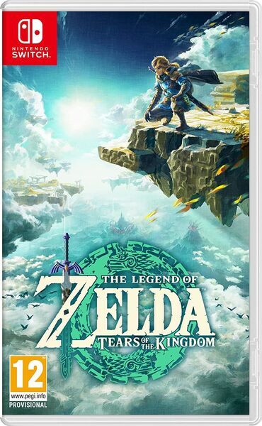 Nintendo Switch 2017 | sis. pelin | punainen/sininen | 2 Controller | The Legend of Zelda: Tears of the Kingdom 2