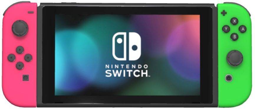Nintendo Switch 2017 | inkl. spel | groen/roze | 2 Controller | FIFA 20 ...