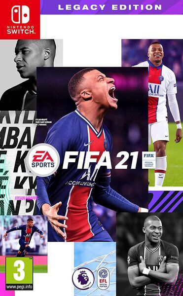 Nintendo Switch 2017 | inkl. Spiel | grün/rosa | 2 Controller | FIFA 21 2