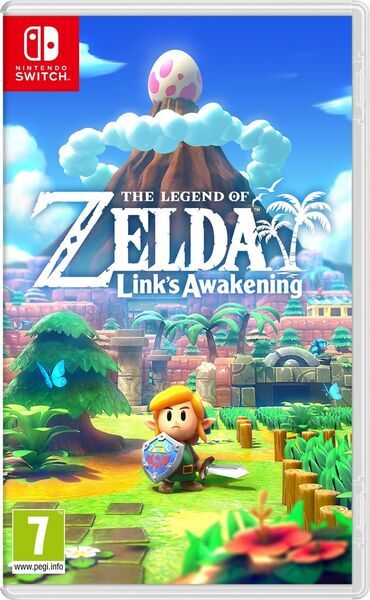Nintendo Switch 2017 | inkl. Spiel | grün/rosa | 2 Controller | The Legend of Zelda: Link's Awakening 2