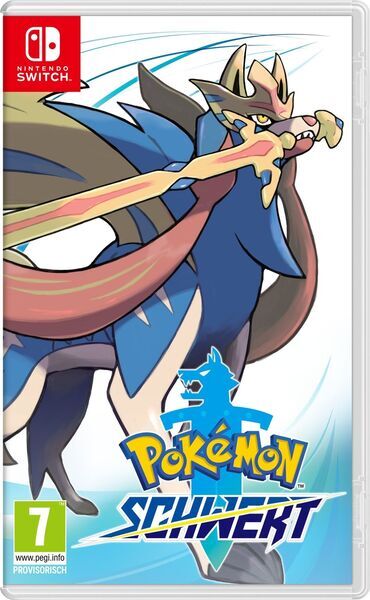 Nintendo Switch 2017 | gra w zestawie | zielony/różowy | 2 Controller | Pokémon: Sword 2