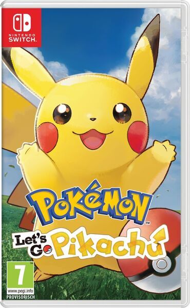 Nintendo Switch 2017 | inkl. Spiel | grau | 2 Controller | Pokémon: Let's Go - Pikachu! 2