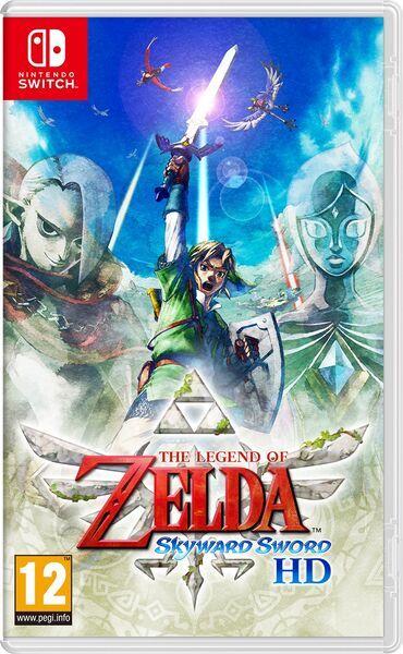 Nintendo Switch 2017 | inkl. Spiel | lila/orange | 2 Controller | The Legend of Zelda: Skyward Sword HD 2