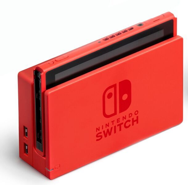 Nintendo Switch 2019 | Mario Edition | red/blue