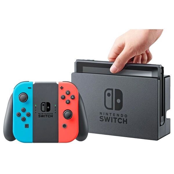 Nintendo Switch 2019 | incl. game | red/blue | 2 Controller | FIFA 22 5