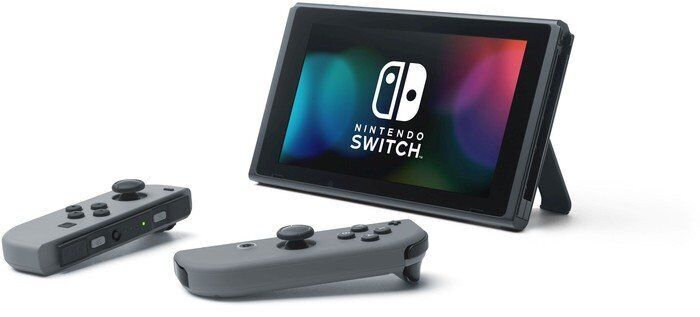 Nintendo Switch 2019 | inkl. Spiel | grau | 2 Controller | Animal Crossing: New Horizons 4