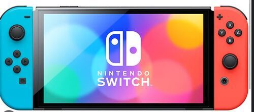 Som Ny: Nintendo Switch OLED 2021 | svart/röd/blå