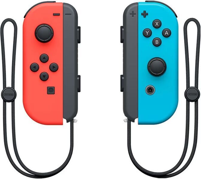 Nintendo Switch OLED 2021 | inkl. Spiel | rot/blau | schwarzes Dock | 2 Controller | Pokémon: Violet 4