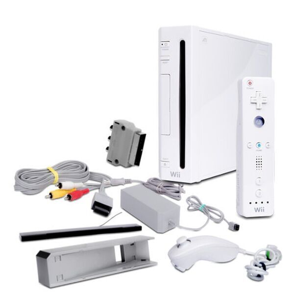 Nintendo Wii | Nunchuck | Fjernbetjening | hvid