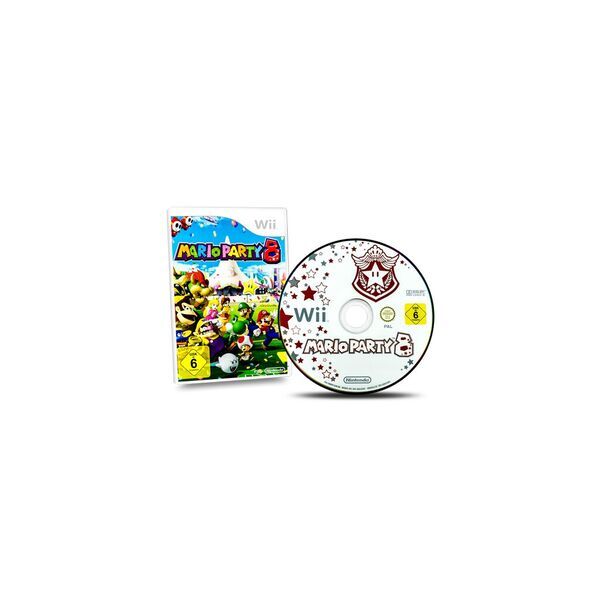 Nintendo Wii | incl. game | 1 Nunchuk | 1 Controller | black | Mario Party 8 (DE Version), image 4 of 4