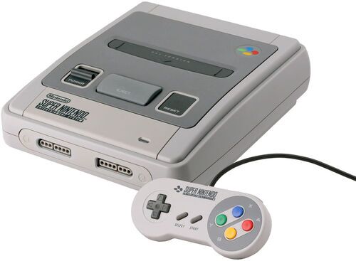 Super Nintendo Entertainment System (SNES) | grå | 2 Controller