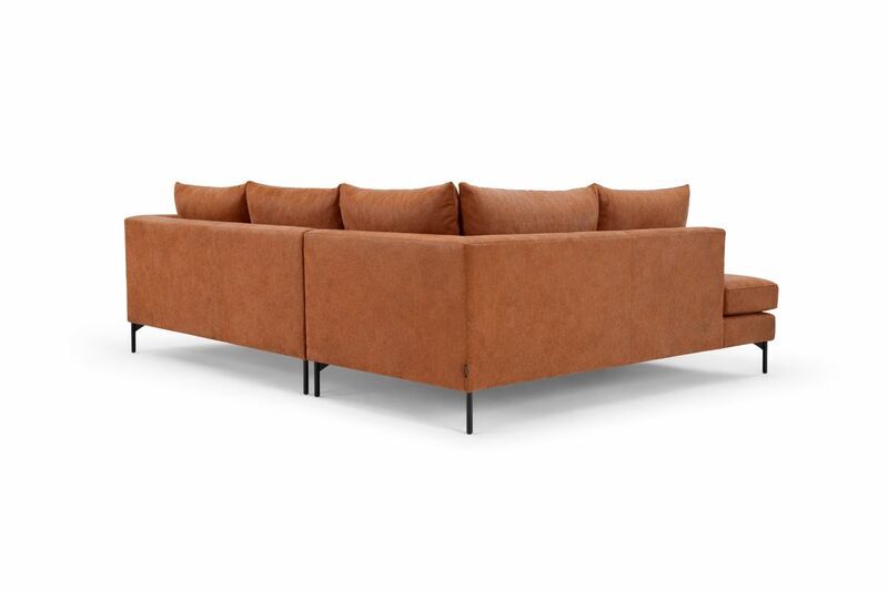 Noa corner sofa left Soffy Cognac | brown, image 2 of 4