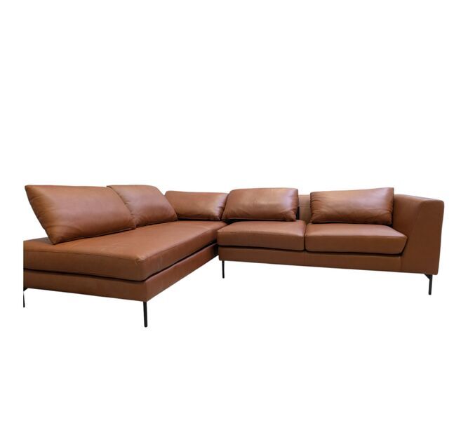 Noa corner sofa left Soffy Cognac | brown, image 3 of 4