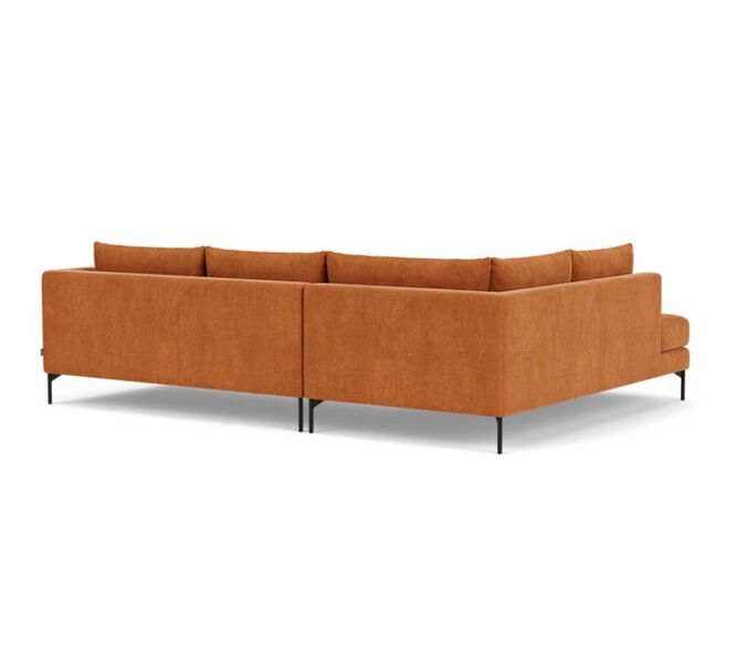 Noa corner sofa left chaise longue Danny Amber | orange, image 2 of 4