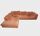 Noa corner sofa left chaise longue Danny Amber | orange, thumbnail 4 of 4