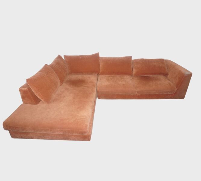 Noa corner sofa left chaise longue Danny Amber | orange, image 4 of 4