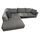 Noa corner sofa left chaise longue Planet Grey Green | grey, thumbnail 4 of 4