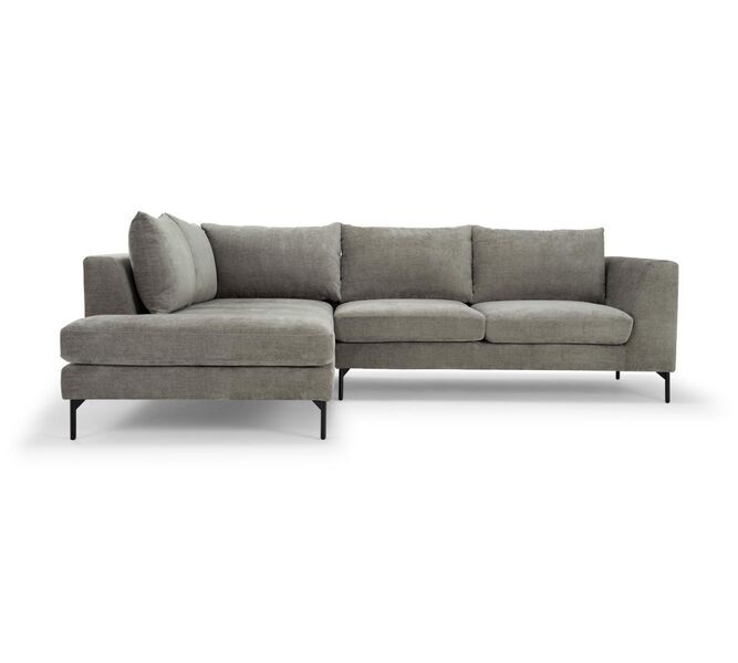 Noa corner sofa left chaise longue Planet Grey Green | grey, image 1 of 5