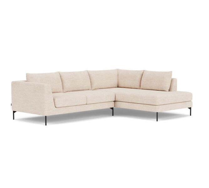 Noa sofá chaise longue direita Vega Cream | castanho, image 1 of 4
