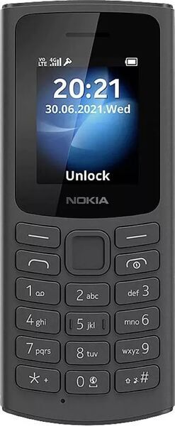 Nokia 105 4G (2021) | Dual-SIM | zwart