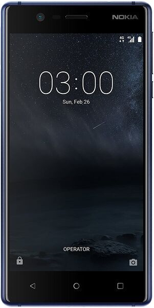 Nokia 3 | 16 GB | Single SIM | sininen