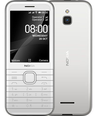 Nokia 8000 4G | Dual-SIM | Opal White 1