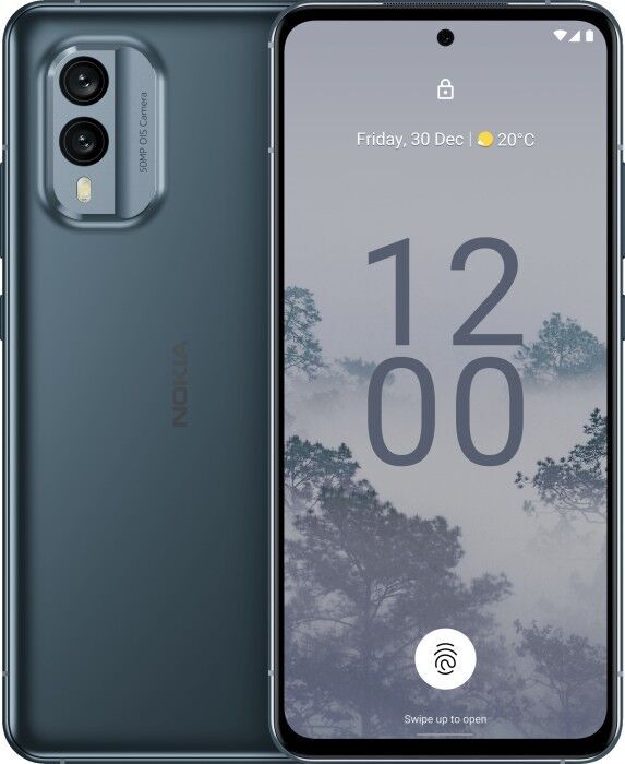 Nokia X30 5G | 8 GB | 256 GB | Bewolkt Blauw