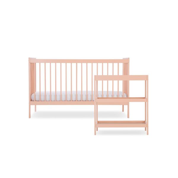 Nola 3er set (Kleiderstange, cambiador, cuna) | rosa, image 4 of 5