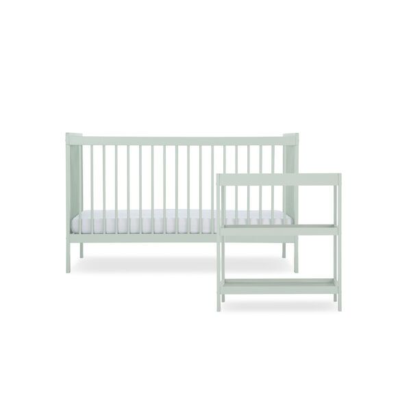 Nola 3er komplekt (Kleiderstange, mähkimislauad, lastevoodi) | roheline, image 4 of 5