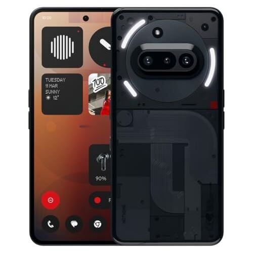 Nothing phone (3a) | 8 GB | 128 GB | zwart