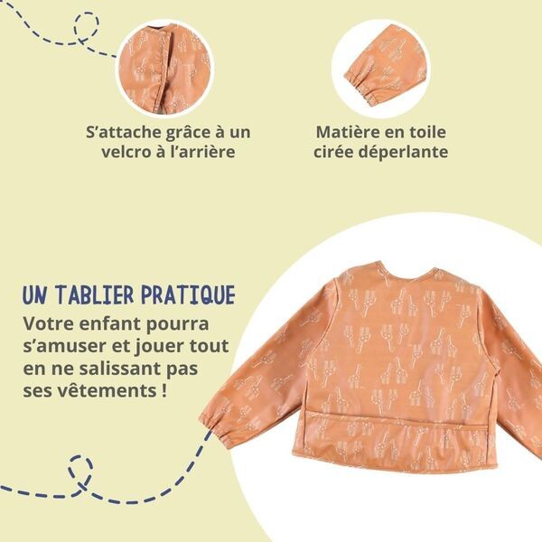 Noukie's Lätzchen Giraffe | orange 3