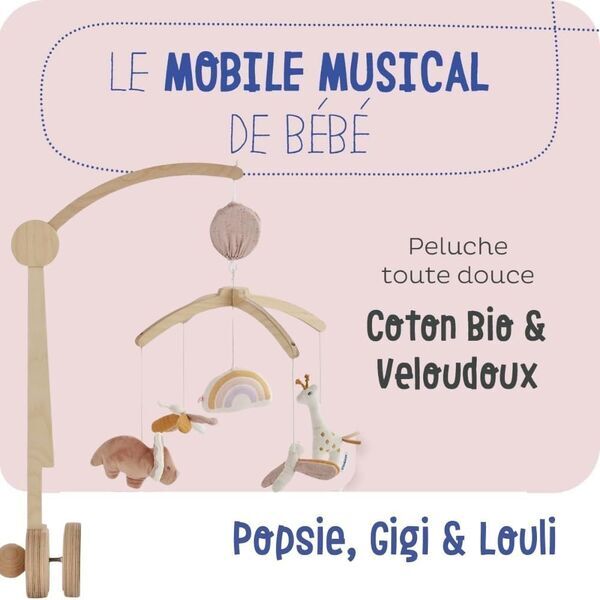 Noukie's Musik-Mobile | pink 2
