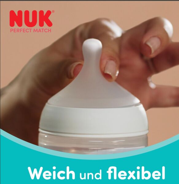 NUK Perfect Match Biberon | blanc, image 3 of 3