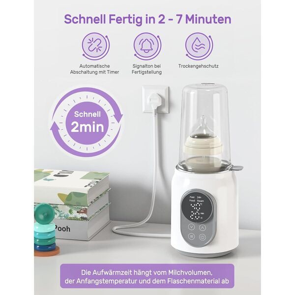 Nuliie Elektrischer Flaschenwärmer | white 2