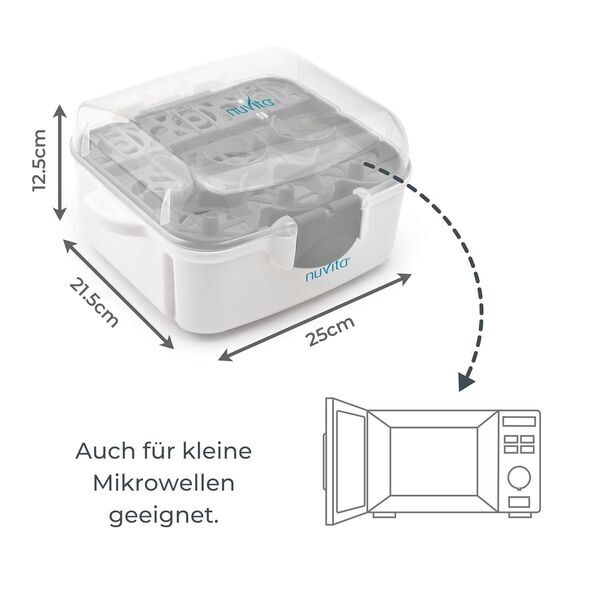 Nuvita Mikrowellen-Sterilisator | white 2