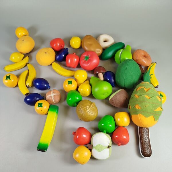 Obst und Gemüse Spieleset - inkl. Stofftasche | mehrfarbig 3