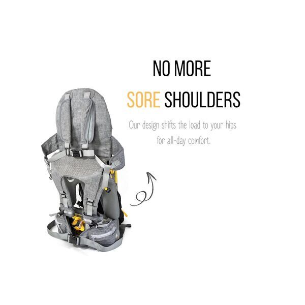 OE Schultertrage for Kleinkinder | grey 5
