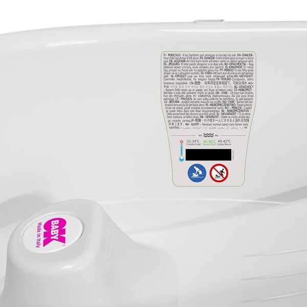 OKBABY Onda ergonomisch geformte Babybadewanne | valkoinen 3