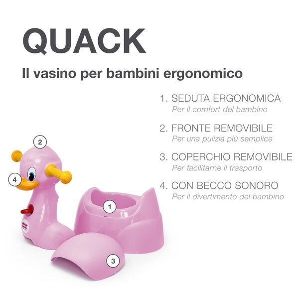Okbaby Quack Töpfchen Rosa | pink 2
