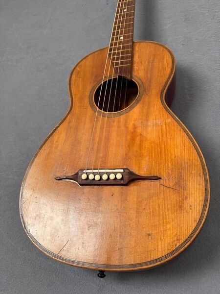 Old Vienna Style Parlor / Salon Guitar 1920s | Original, image 3 of 5