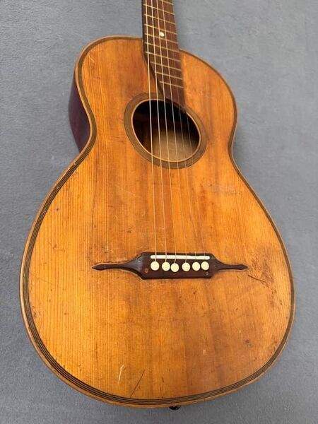Old Vienna Style Parlor / Salon Guitar 1920s | Original, image 4 of 5