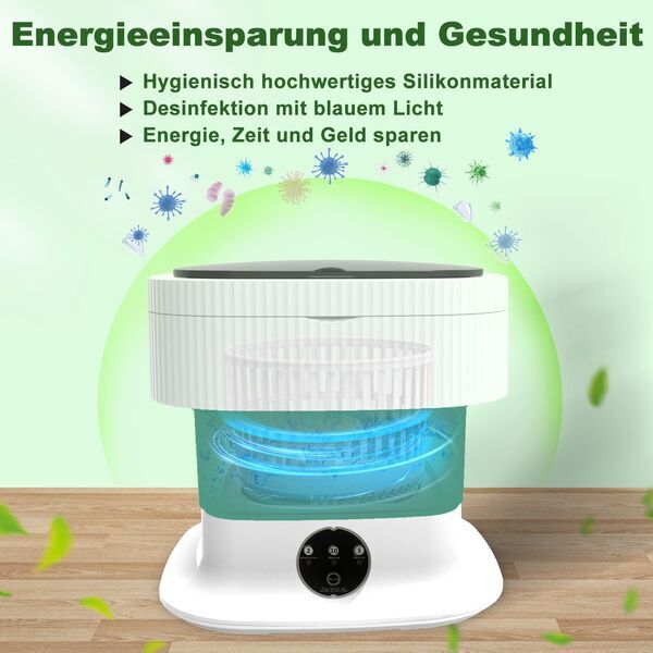 Omcchk Tragbare Mini Waschmaschine | green 2