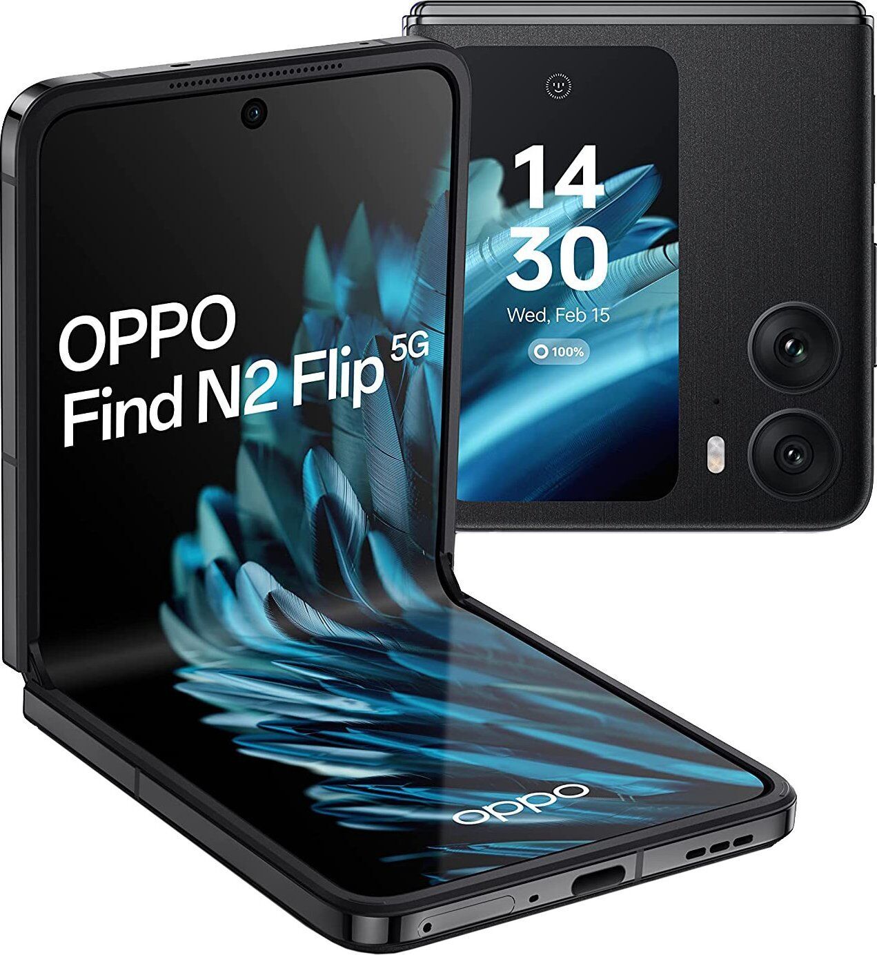 Oppo Find N2 Flip | 8 GB | 256 GB | Dual-SIM | Astral Zwart