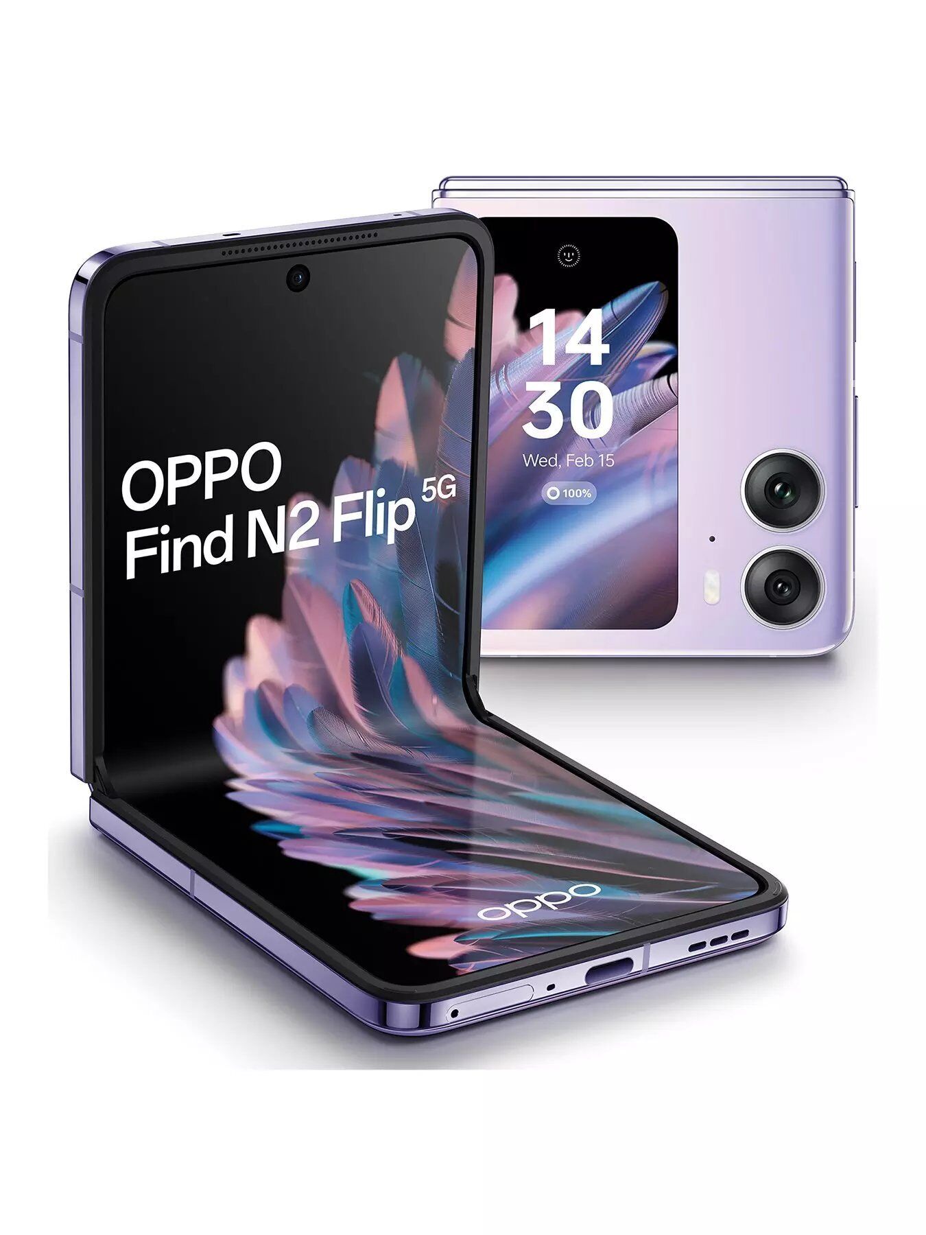 Oppo Find N2 Flip | 8 GB | 256 GB | Dual-SIM | Maanlichtpaars