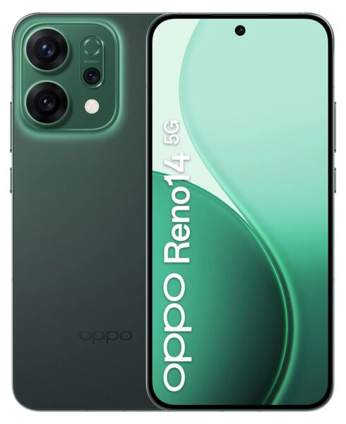 Oppo Reno 14 5G | 12 GB | 512 GB | Luminous Green, image 1 of 2