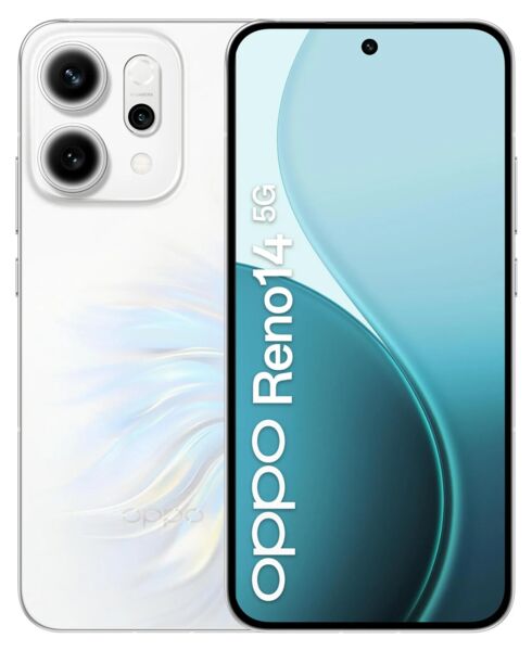 Oppo Reno 14 5G | 12 GB | 512 GB | Opal White, image 1 of 2