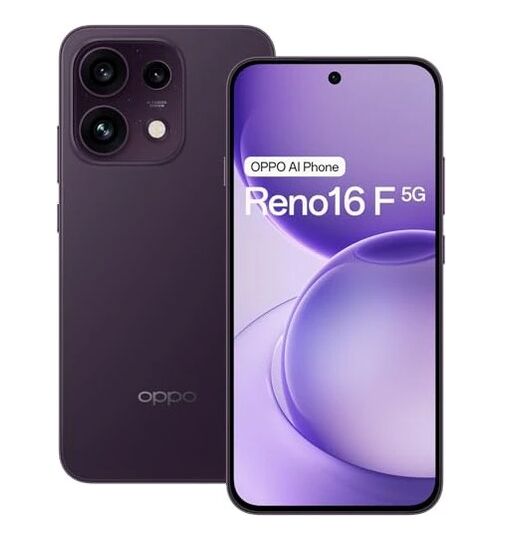 Oppo Reno 16 F | 8 GB | 256 GB | Dual-SIM | purple black, image 1 of 1