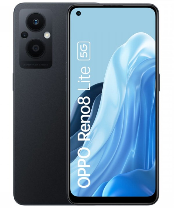 Oppo Reno 8 Lite 5G, 8 GB, 128 GB, Cosmic Black, €241